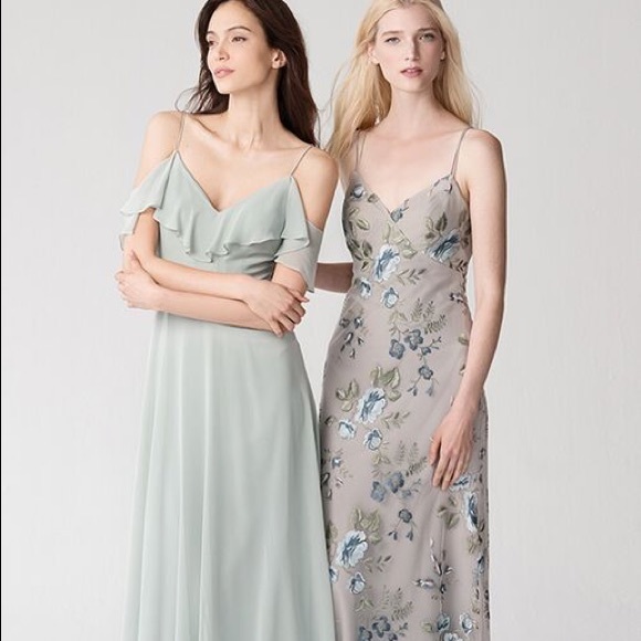 🌟Host Pick!🌟 Jenny Yoo Whisper Blue Mila Dress - Picture 5 of 7